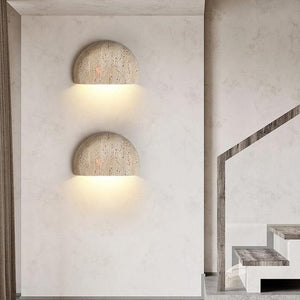 Soren - Natural Stone Wall Light