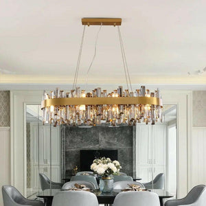 Sussmann - Transparent and Smoky Gray Glass Pendant Lamp