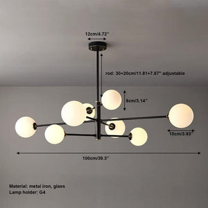 8-Light Sputnik Chandelier