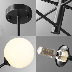 8-Light Sputnik Chandelier