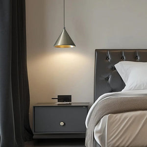 Alma - Nordic Style Conical Aluminum Geometric Pendant Lamp