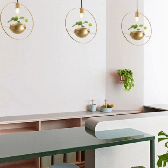 Althea - Modern Nordic Planter Lamp | Bright & Plus.