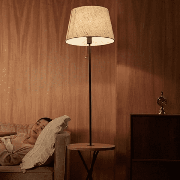 André - Modern Nordic End Table & Lamp | Bright & Plus.