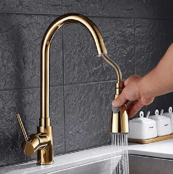 Anton - Retractable Kitchen Faucet | Bright & Plus.