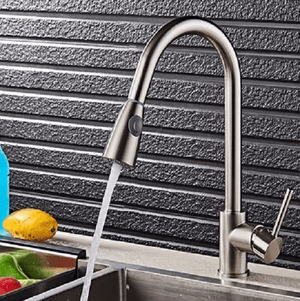 Anton - Retractable Kitchen Faucet | Bright & Plus.