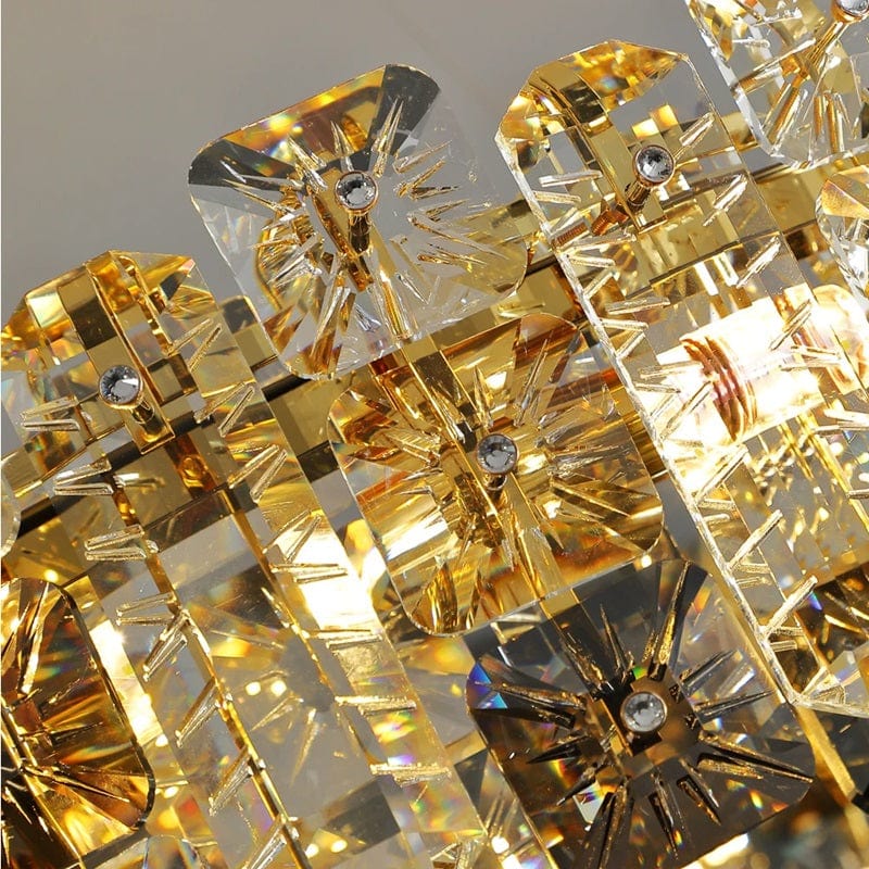 Antov - Luxury Round Crystal Chandelier for Living Room