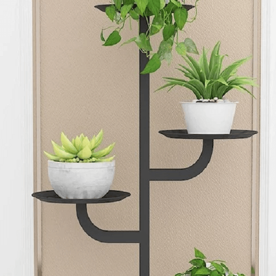 Arden - Modern Iron Tree Multi Level Planter Display | Bright & Plus.
