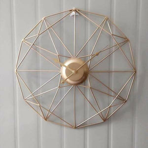 Barley - Unique Modern Nordic Iron Frame Clock | Bright & Plus.