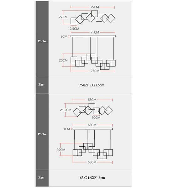 The Coral - Cube Pendant Lights | Bright & Plus.