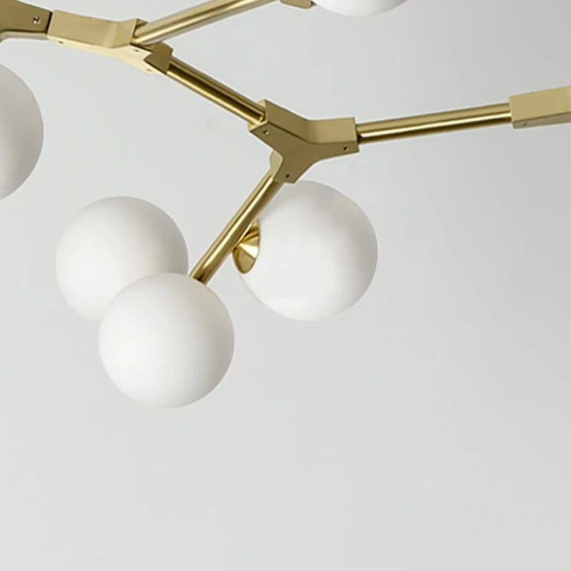 Ethereal - Modern LED Branch Chandelier with Crystal Spheres