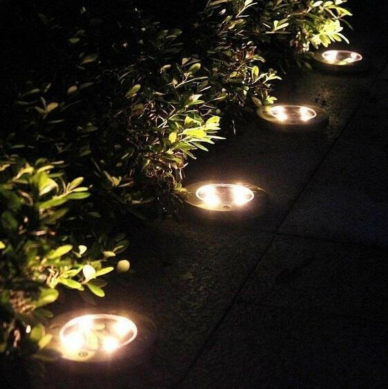 Solar Powered Floor Path LED Light | Bright & Plus.