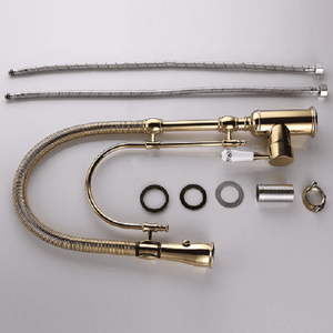 Luxury 3 Type Rose Gold Kitchen Faucet Single Handle | Bright & Plus.