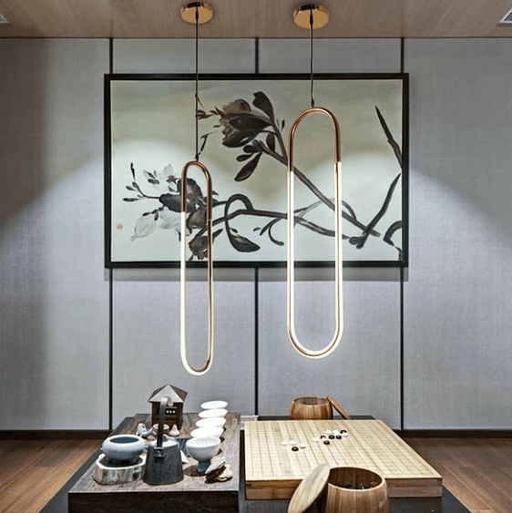 Oberon - Long Hanging U Light | Bright & Plus.