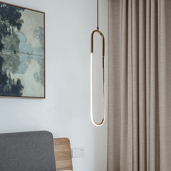 Oberon - Long Hanging U Light | Bright & Plus.