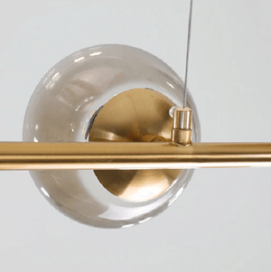 Olive Tree Branch 4 head Vertical Line Chandelier | Bright & Plus.