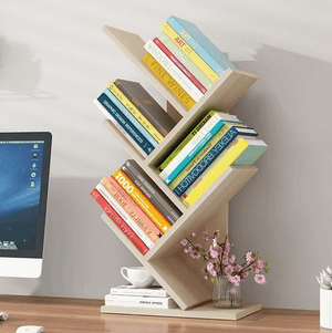 Paityn - Angled Desktop Bookcase | Bright & Plus.