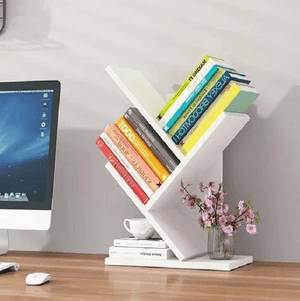 Paityn - Angled Desktop Bookcase | Bright & Plus.