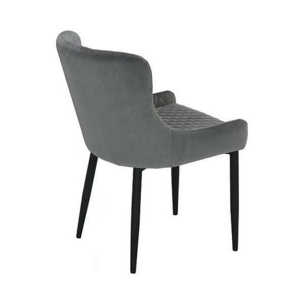 Saskia - Gray Dining Chair | Bright & Plus.