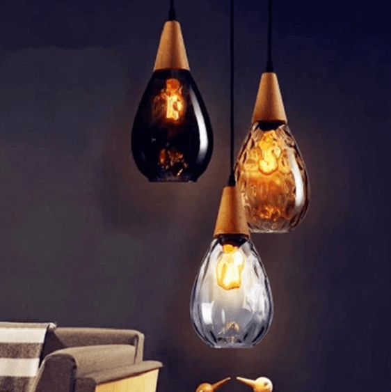 Sergia - Modern Nordic Drop Glass Pendant Lamp | Bright & Plus.