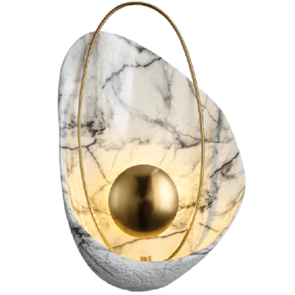 Shell Shape Brass Wall Light | Bright & Plus.