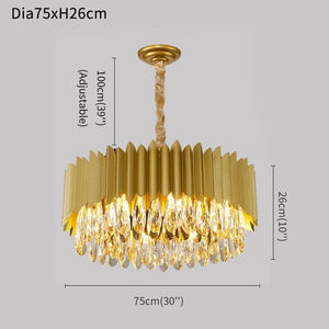 Silvano - Black Crystal Chandelier For Living Room