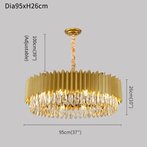 Silvano - Black Crystal Chandelier For Living Room