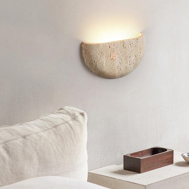 Soren - Natural Stone Wall Light
