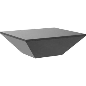 Square Wooden Coffee Table with Storage Space