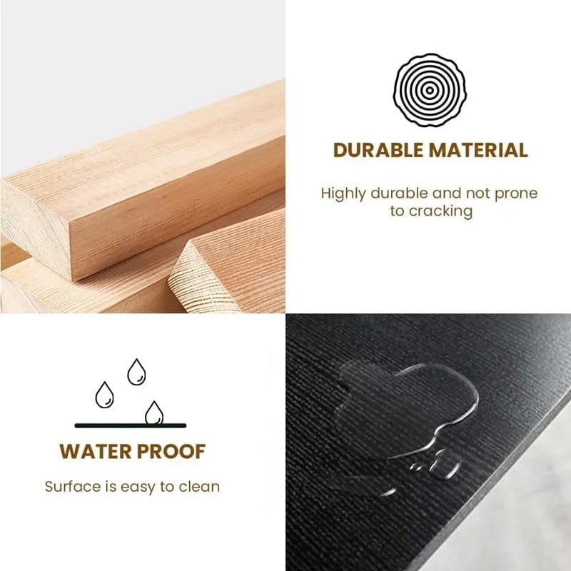 Square Wooden Coffee Table with Storage Space