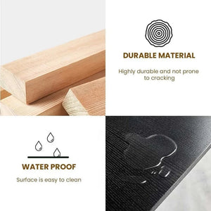 Square Wooden Coffee Table with Storage Space