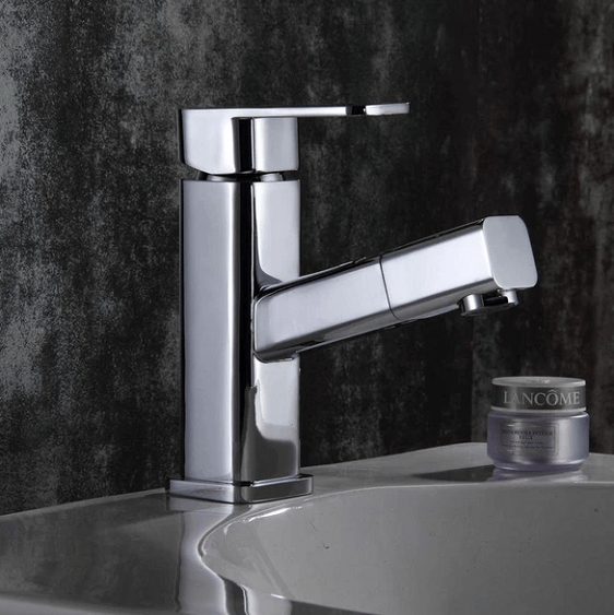 Square Crane Hose Extend Faucet | Bright & Plus.