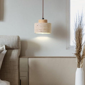 TerraGlow - Natural Stone Ceiling Pendant Lamp