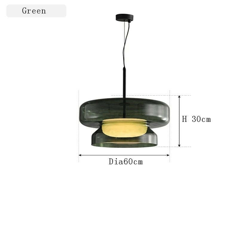 Theo - Glass Pendant Lamp for Ceiling