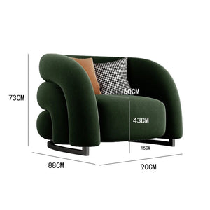 Theo - Lumbar Support Design Living Room Chairs Bedroom Nordic