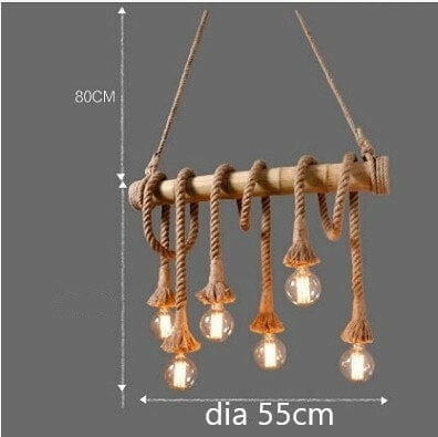 Vintage Rope Pendant Lights