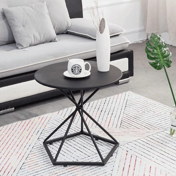 Vera - Modern Nordic Wrought Iron Coffee Table | Bright & Plus.