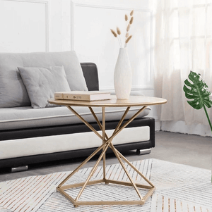 Vera - Modern Nordic Wrought Iron Coffee Table | Bright & Plus.