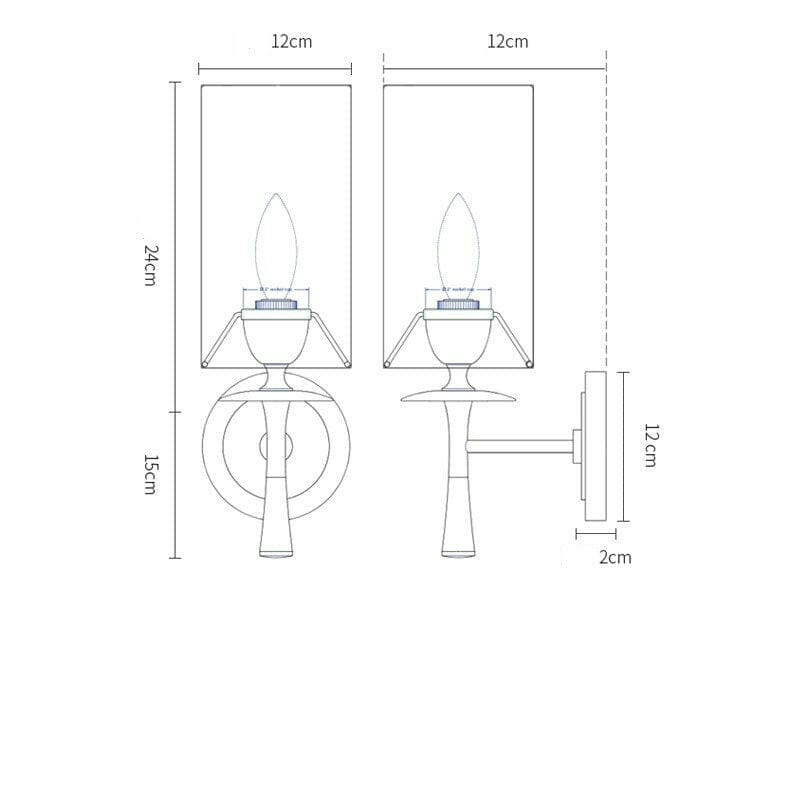 Vik - Modern Copper Wall Lamp