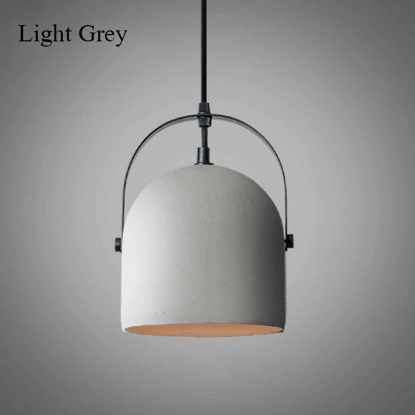 Visby Concrete Pendant Light | Bright & Plus.