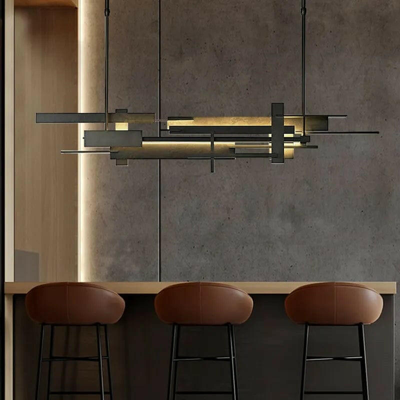Vitto - Postmodern Black Retro Chandelier