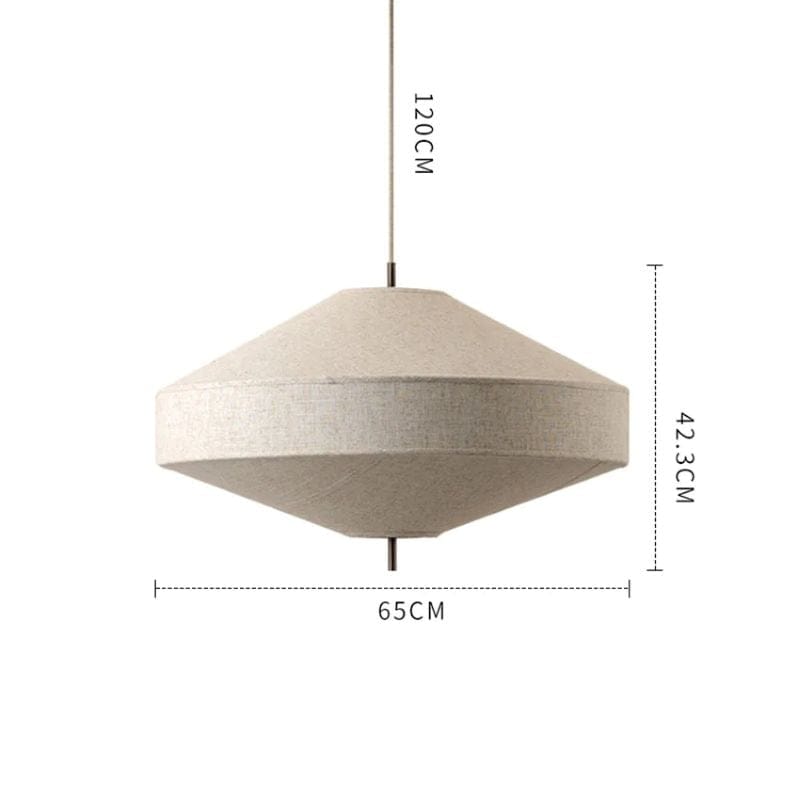Wabi Sabi Pendant Light – Minimalist Natural Hanging Lamp