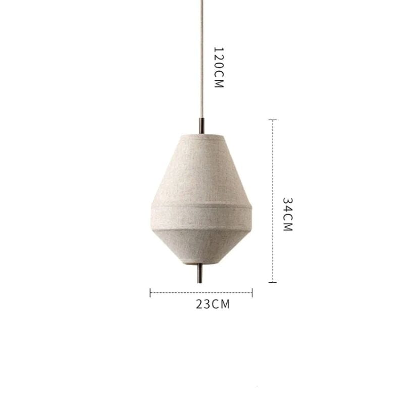 Wabi Sabi Pendant Light – Minimalist Natural Hanging Lamp