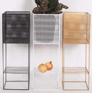 Zane - Modern Nordic Iron Mesh Planter Box | Bright & Plus.