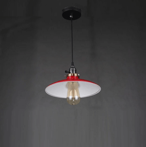 Zelus - Vintage Retro Metal Shade Hanging Lamp | Bright & Plus.