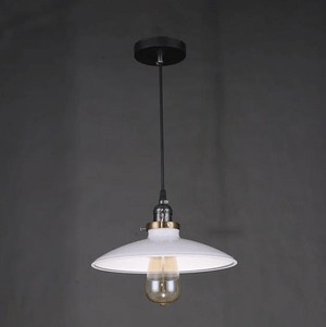 Zelus - Vintage Retro Metal Shade Hanging Lamp | Bright & Plus.