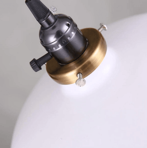 Zelus - Vintage Retro Metal Shade Hanging Lamp | Bright & Plus.