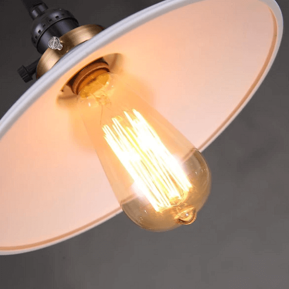 Zelus - Vintage Retro Metal Shade Hanging Lamp | Bright & Plus.