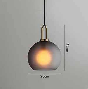 Zen - Nordic Glass Chandelier Circle Ceiling Lamp