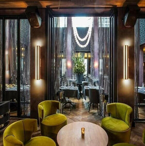 Tobias - Modern Nordic Art Deco Cylinder Wall Lamp | Bright & Plus.